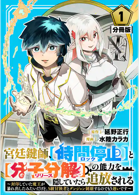 宮廷鍵師、【時間停止(ロック)】と【分子分解(リリース)】の能力を隠していたら追放される~封印していた魔王が暴れ出したみたいだけど、S級冒険者とダンジョン制覇するのでもう遅いです~【分冊版】1