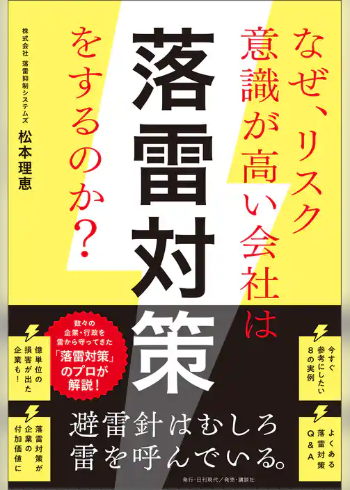 なぜ、リスク意識が高い会社は落雷対策をするのか？