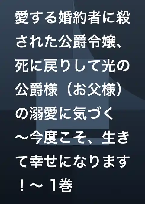 愛する婚約者に殺された公爵令嬢、死に戻りして光の公爵様（お父様）の溺愛に気づく　～今度こそ、生きて幸せになります！～
