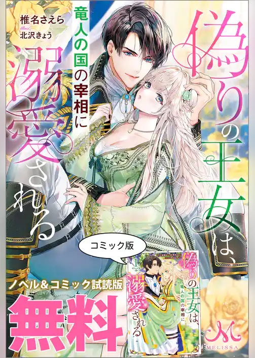 偽りの王女は、竜人の国の宰相に溺愛される　ノベル&コミック試読版