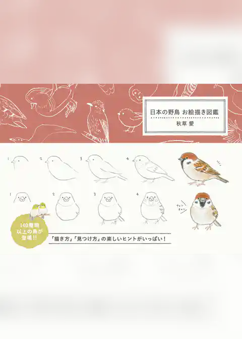 日本の野鳥 お絵描き図鑑