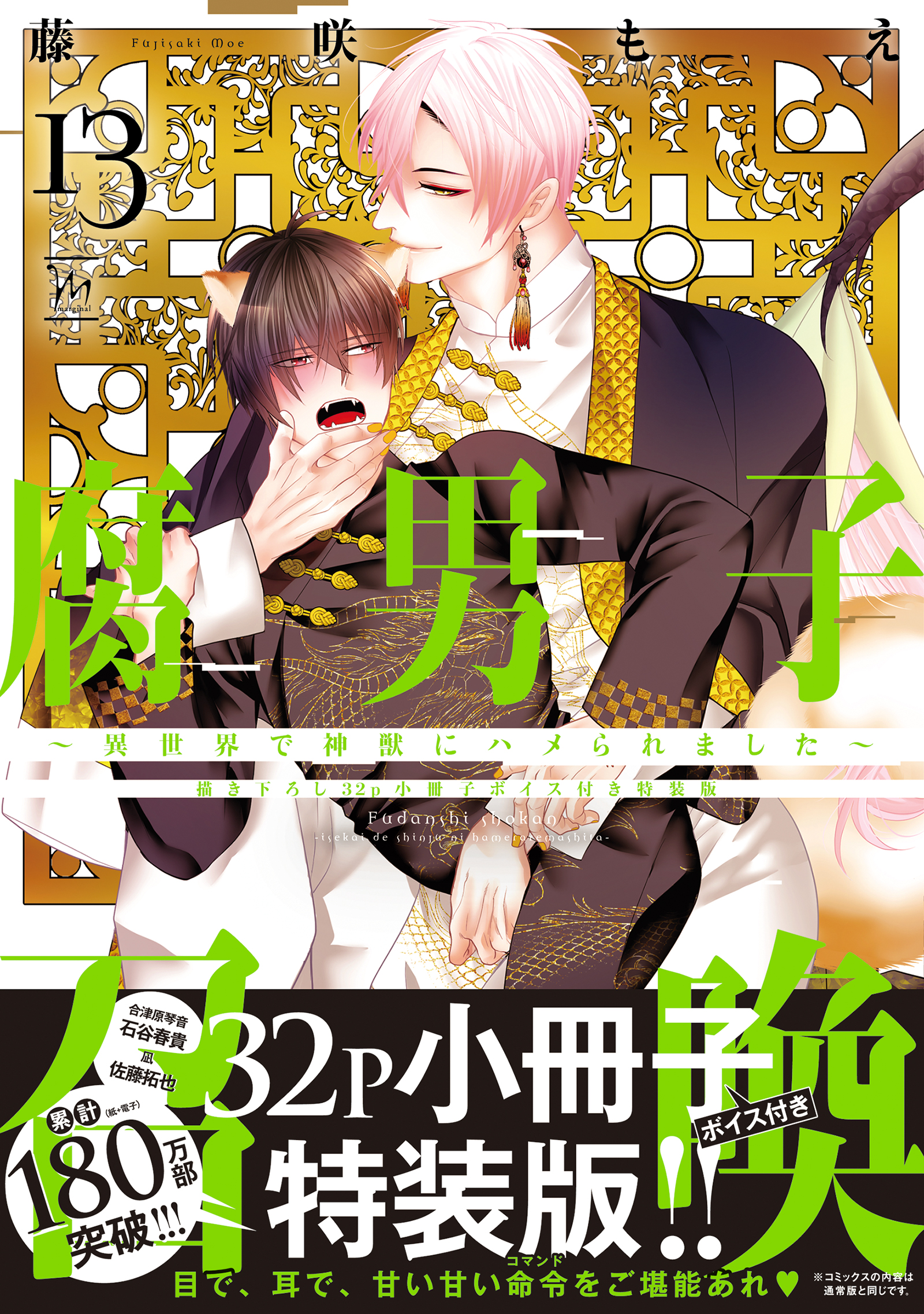 腐男子召喚～異世界で神獣にハメられました～ ： 13 【描き下ろし32p
