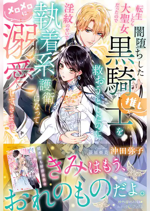 転生したら大聖女だったので闇堕ちした黒騎士（推し）を救おうとしたのに、淫紋のせいで執着系護衛になってメロメロに溺愛してきます【電子限定SS付き】