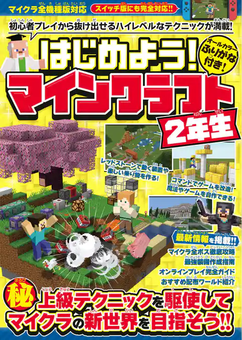 はじめよう！ マインクラフト 【２年生】 ～初心者プレイから抜け出せる ハイレベルなテクニックが満載！【スイッチ含むマイクラ全機種版対応！】