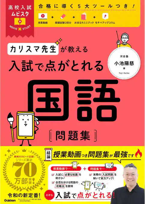高校入試ムビスタ カリスマ先生が教える 入試で点がとれる 国語 問題集