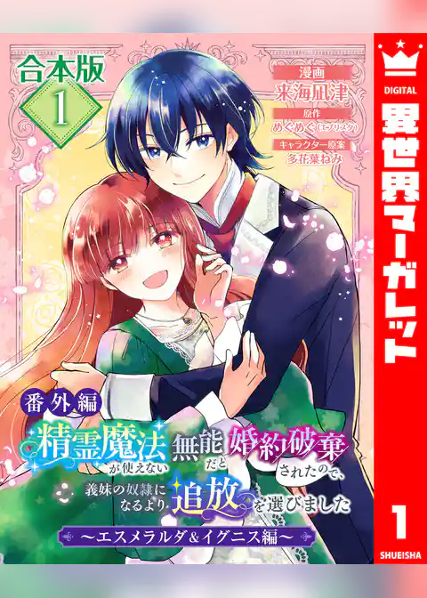 【合本版・番外編】精霊魔法が使えない無能だと婚約破棄されたので、義妹の奴隷になるより追放を選びました~エスメラルダ&イグニス編~