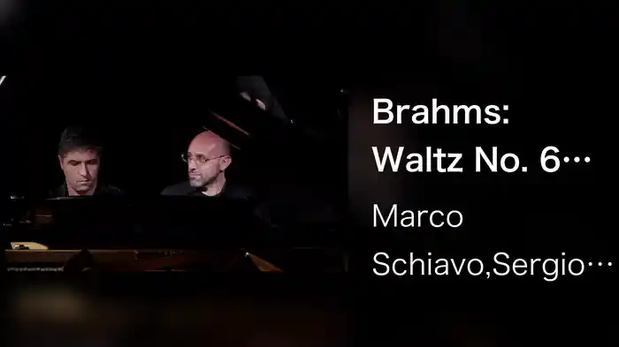 Brahms: Waltz No. 6 in C Sharp (Piano Duet Version)