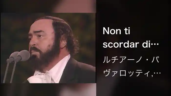 Non ti scordar di me (Live)