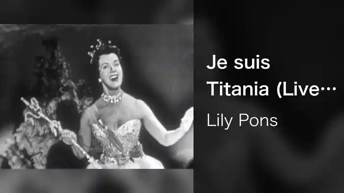 Je suis Titania (Live On The Ed Sullivan Show, June 3, 1956)