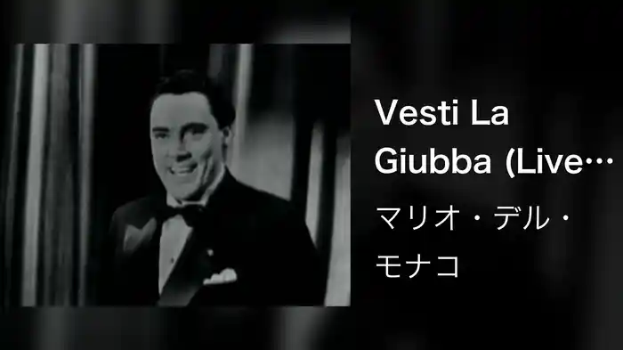 Vesti La Giubba (Live On The Ed Sullivan Show, November 16, 1952)