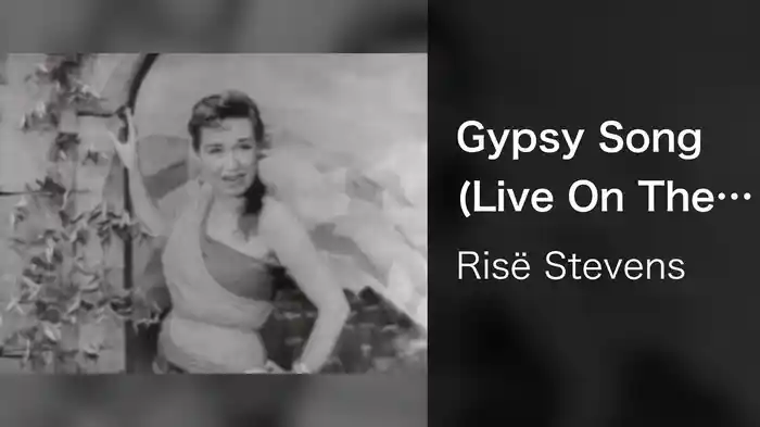 Gypsy Song (Live On The Ed Sullivan Show, July 20, 1952)