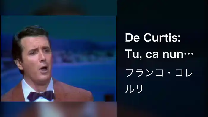 De Curtis: Tu, ca nun chiagne/'O surdato 'nnammurato/Torna a Surriento (Medley/Live On The Ed Sullivan Show, November 20, 1966)
