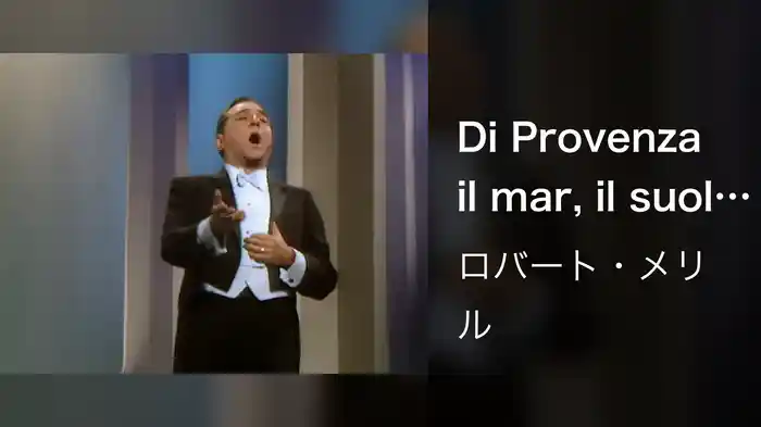 Di Provenza il mar, il suol (Live On The Ed Sullivan Show, December 10, 1967)