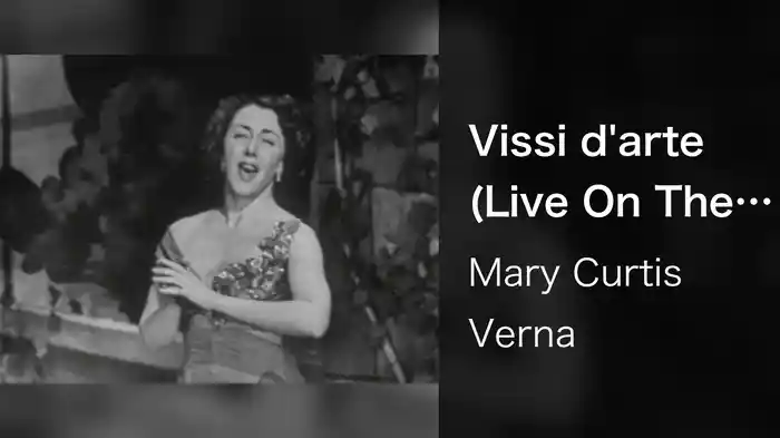 Vissi d'arte (Live On The Ed Sullivan Show, July 2, 1950)