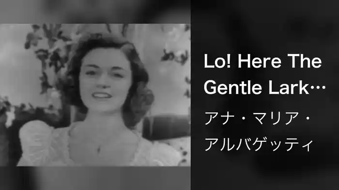 Lo! Here The Gentle Lark (Live On The Ed Sullivan Show, August 10, 1952)
