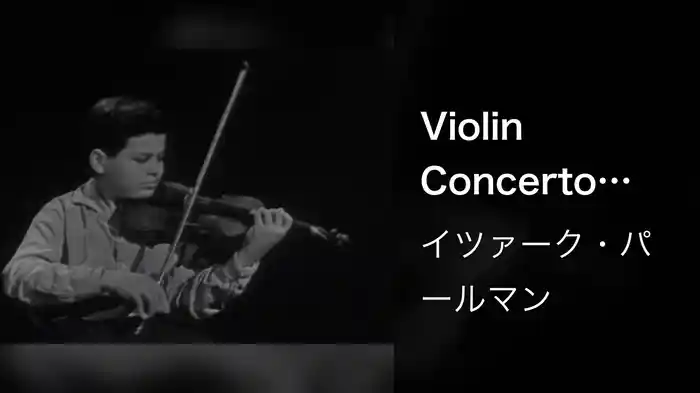 Violin Concerto (Live On The Ed Sullivan Show, November 2, 1958)