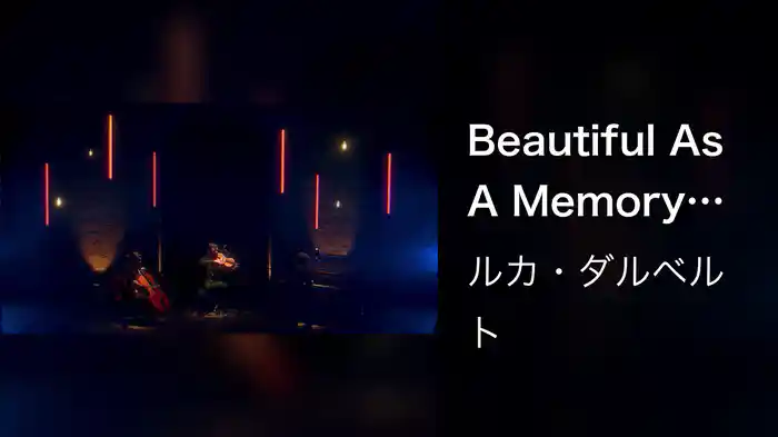 Beautiful As A Memory (Live Session)