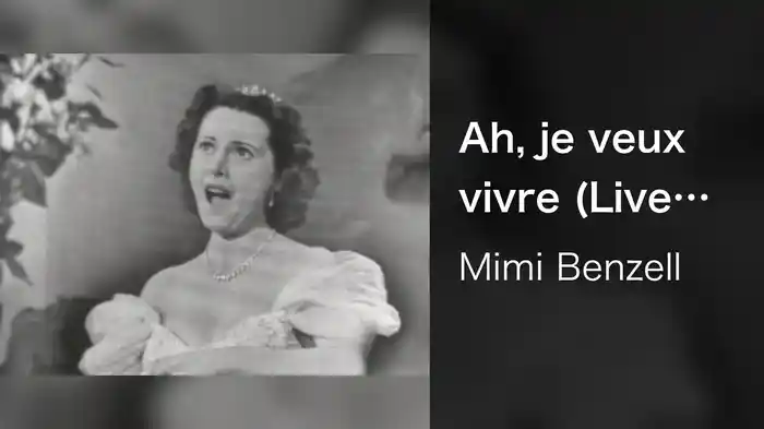 Ah, je veux vivre (Live On The Ed Sullivan Show, March 19, 1950)