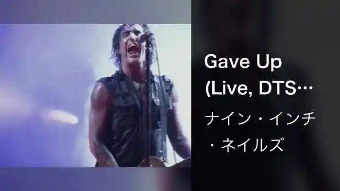 Gave Up (Live DTS 5.1 Surround Sound)