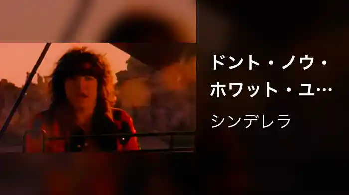 ドント・ノウ・ホワット・ユー・ゴット