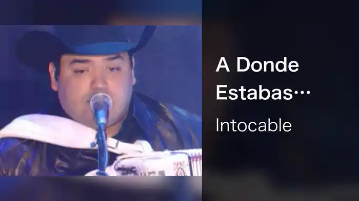 A Donde Estabas (Live)