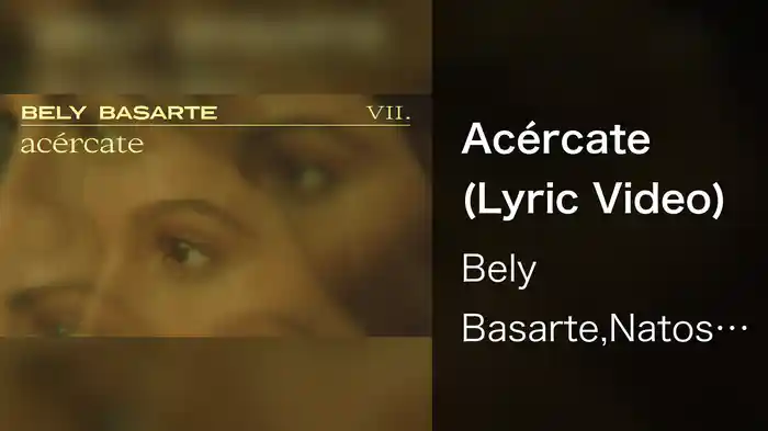 Acércate (Lyric Video)