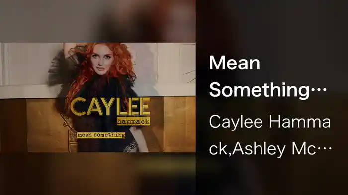 Mean Something (Audio)