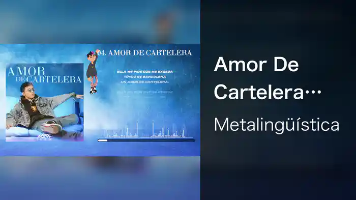 Amor De Cartelera (Lyric Video)