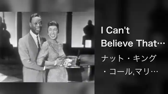 I Can't Believe That You're In Love With Me (Live On The Ed Sullivan Show, October 23, 1955)