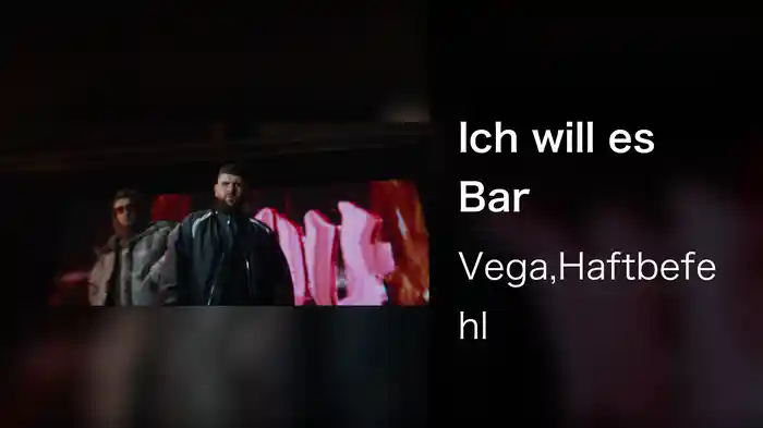 Ich will es Bar