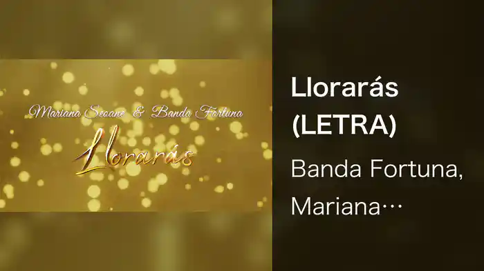Llorarás (LETRA)