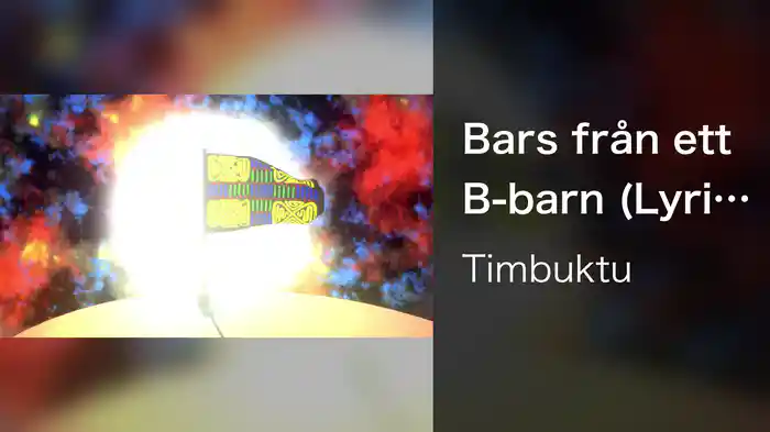 Bars från ett B-barn (Lyric Video)