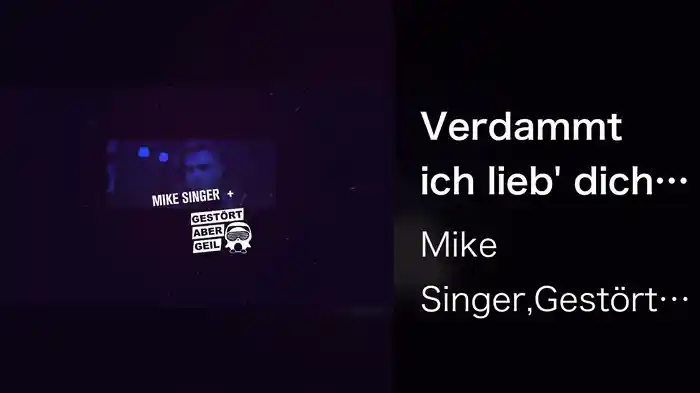 Verdammt ich lieb' dich (Gestört aber Geil Remix / Lyric Video)