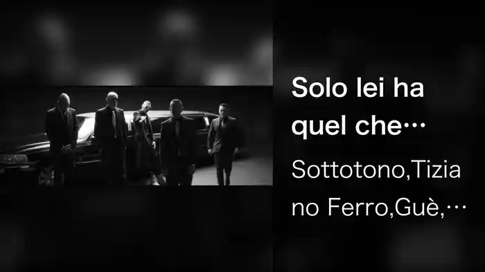 Solo lei ha quel che voglio 2021