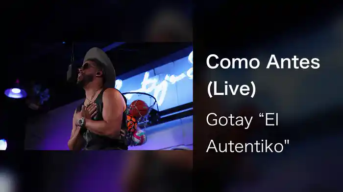 Como Antes (Live)