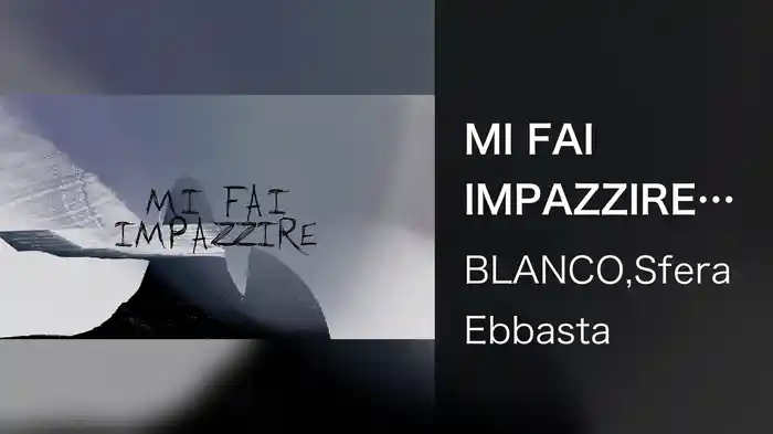 MI FAI IMPAZZIRE (Lyric Video)