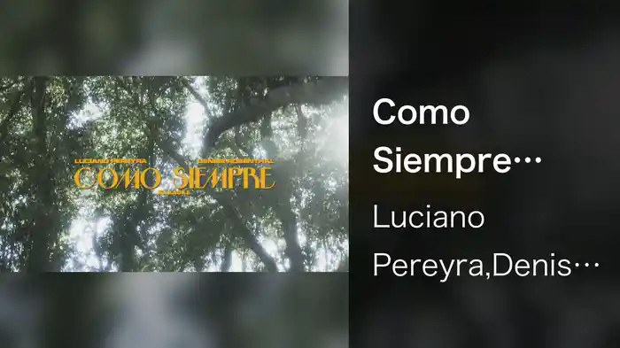 Como Siempre (Karaoke)