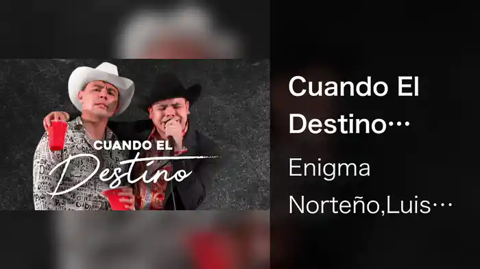 Cuando El Destino (LETRA / En Vivo)