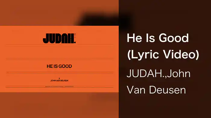 He Is Good (Lyric Video)