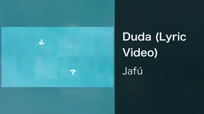 Duda (Lyric Video)