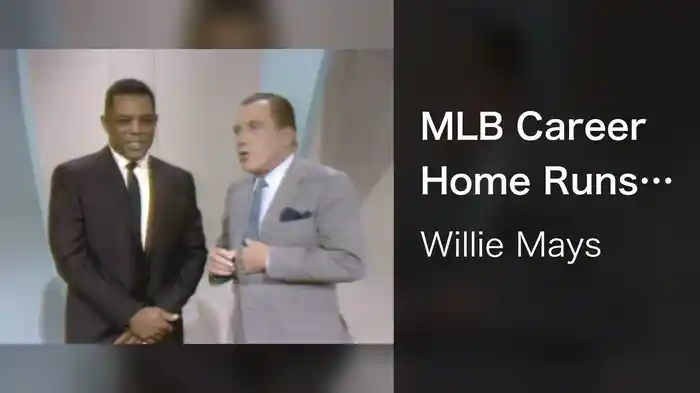 MLB Career Home Runs (Live On The Ed Sullivan Show, November 21, 1965)