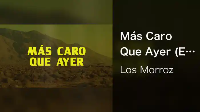 Más Caro Que Ayer (En Vivo/LETRA)