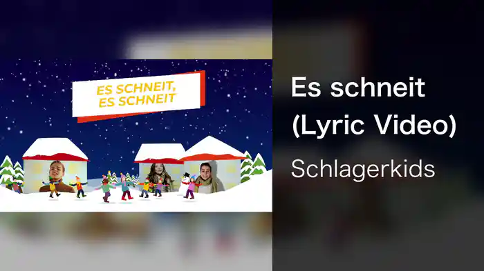 Es schneit (Lyric Video)
