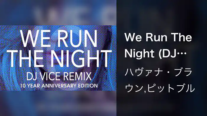 We Run The Night (DJ Vice Remix/ Audio)