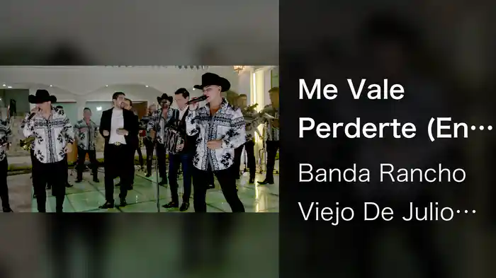 Me Vale Perderte (En Vivo)