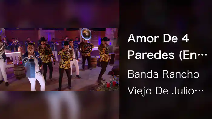 Amor De 4 Paredes (En Vivo)