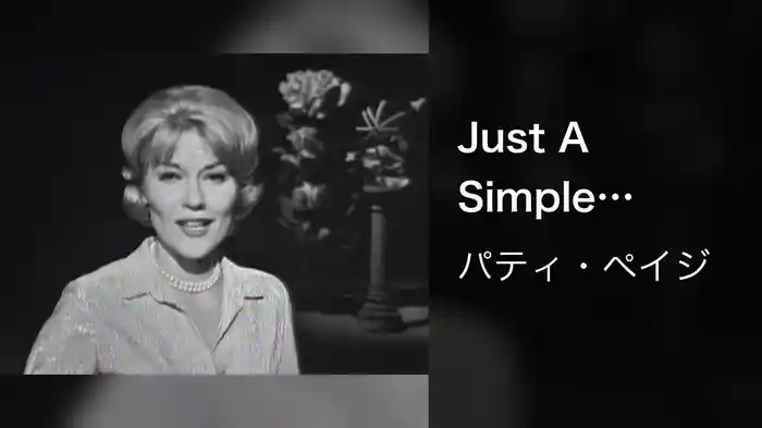Just A Simple Melody (Live On The Ed Sullivan Show, February 10, 1963)