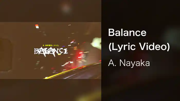 Balance (Lyric Video)