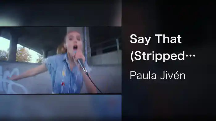 Say That (Stripped Version)
