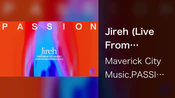 Jireh (Live From Passion Conference 2022 / Audio)